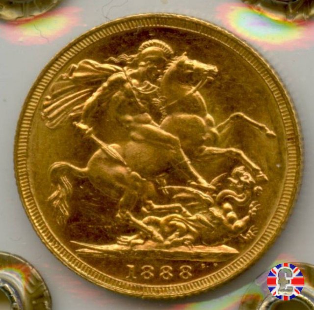 1 sovereign - tipo giubileo 1888 (London)