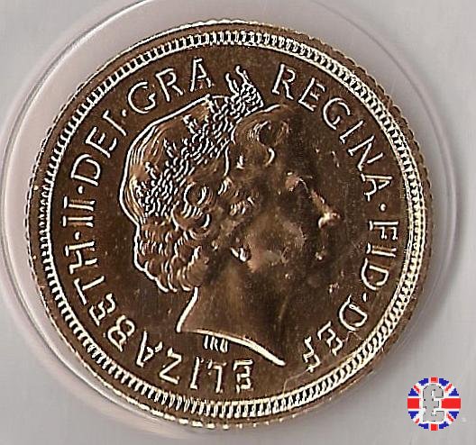 1/2 sovereign-tipo diadema anziana nuovo s.giorgio 2005 (Royal Mint, Llantrisant)