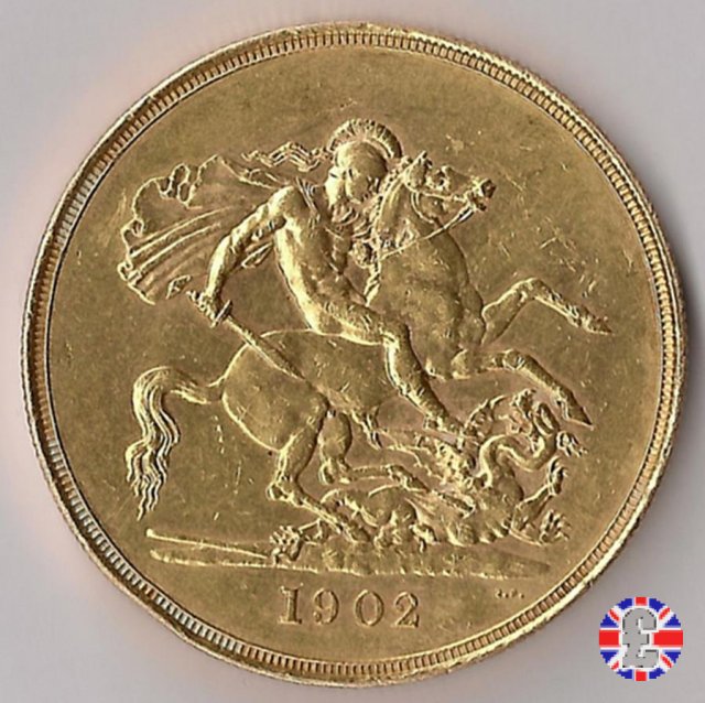 5 sovereigns 1902 (London)