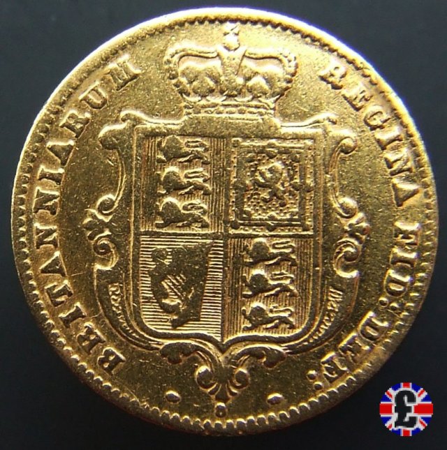 1/2 sovereign - tipo giovane 1871 (Sydney)