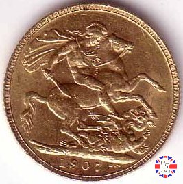 1 sovereign 1907 (London)