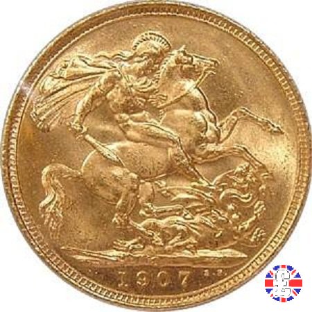 1 sovereign 1907 (Sydney)