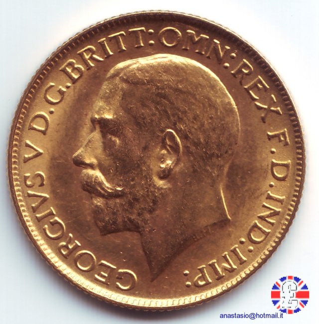 1 sovereign 1917 (London)