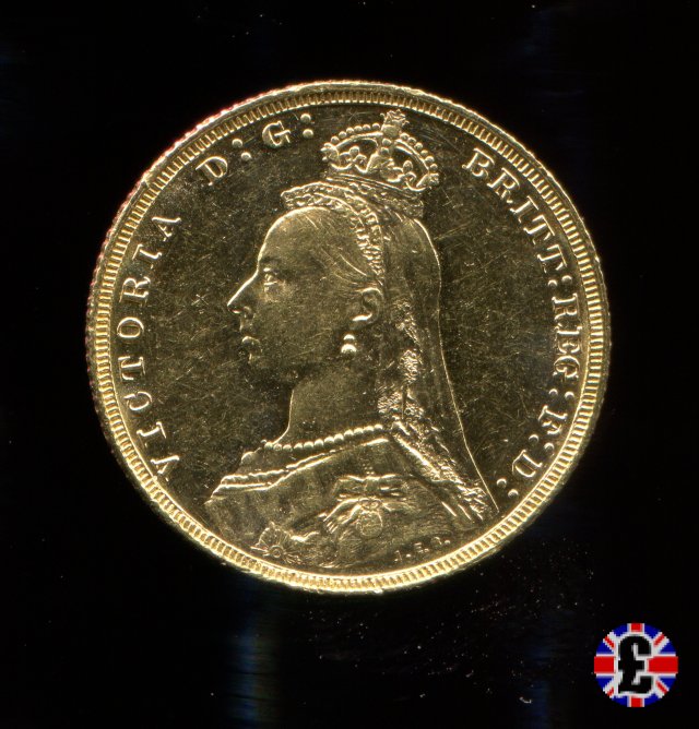 1 sovereign - tipo giubileo 1888 (Melbourne)