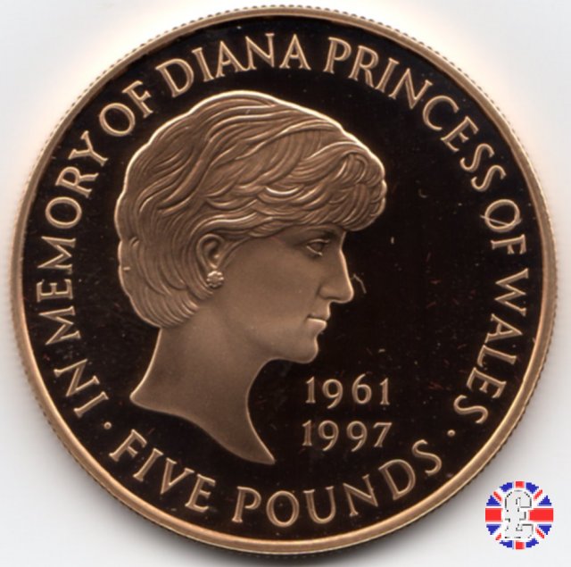 5 pounds - memorial of Princess Diana - 1999 1999 (Royal Mint, Llantrisant)