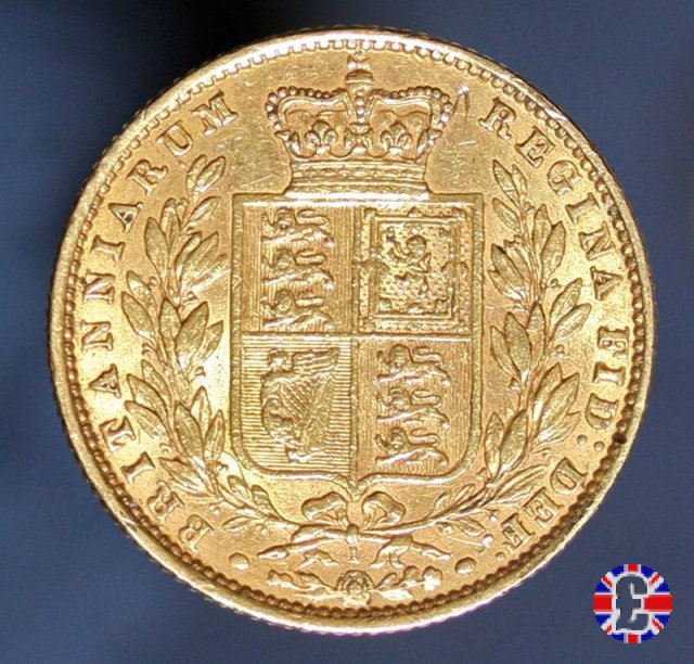 1 sovereign - secondo tipo giovane e stemma 1873 (London)