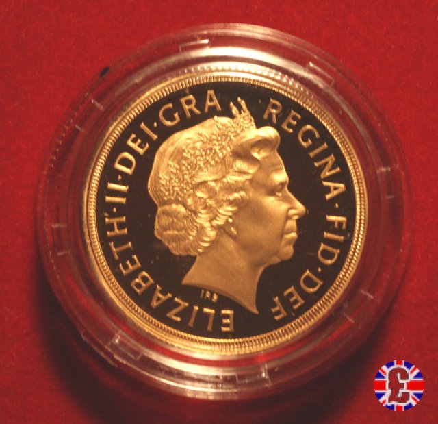 2 sovereigns -tipo diad. anziana e stemma coronato 2002 (Royal Mint, Llantrisant)