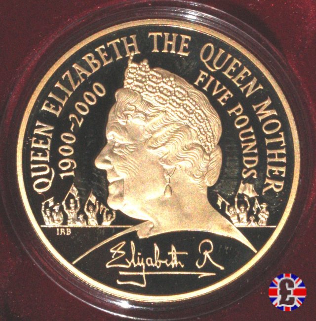 5 pounds - Queen Mother centenery - 2000 2000 (Royal Mint, Llantrisant)