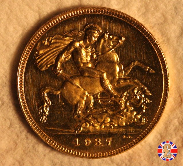 1 sovereign 1937 (London)