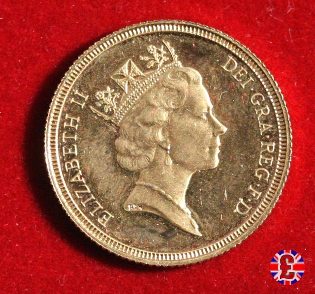1 sovereign - tipo coronata anziana 1986 (Royal Mint, Llantrisant)