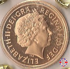 1/2 sovereign - tipo diadema anziana 1999 (Royal Mint, Llantrisant)