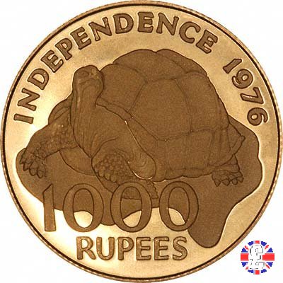 1000 rupees - 1976 1976 (London)