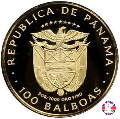 100 balboas - vasco nuñez 1975 (Franklin)