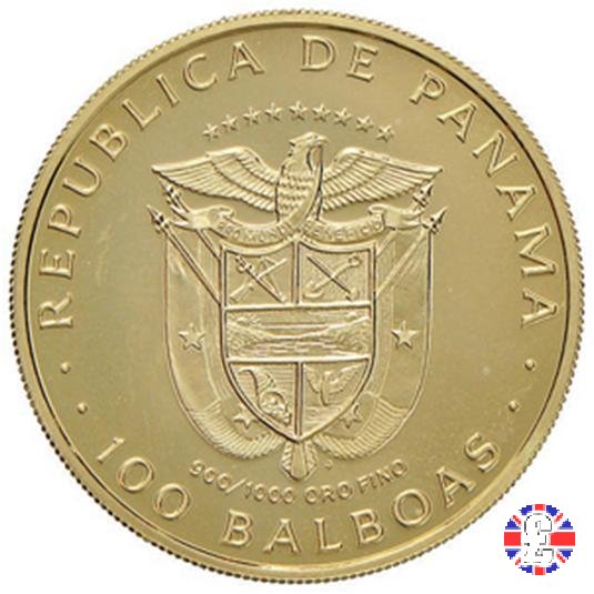 100 balboas - vasco nuñez 1975 (Franklin)