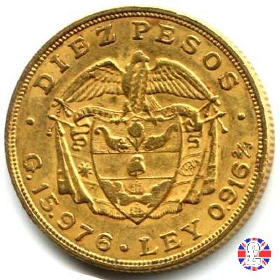 10 pesos - Republica de Colombia 1919