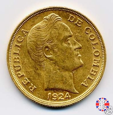 10 pesos - Republica de Colombia 1924 (Bogotà)