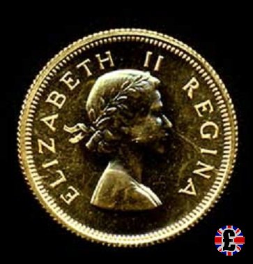 1/2 pound - Elizabeth II 1953 (Pretoria)