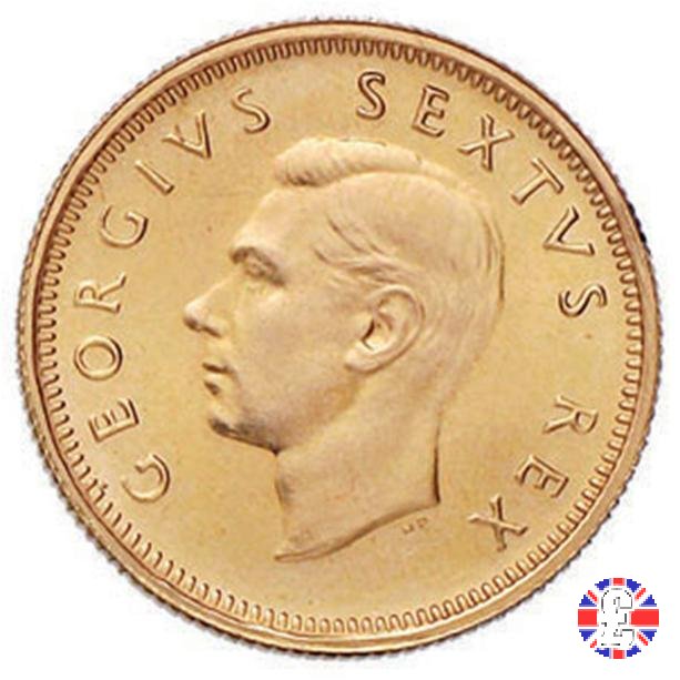 1/2 pound - George VI 1952 (Pretoria)