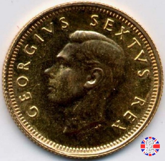 1/2 pound - George VI 1952 (Pretoria)