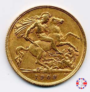 1/2 sovereign 1909 (London)