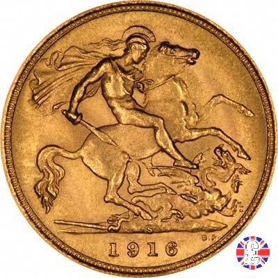 1/2 sovereign 1916 (Sydney)