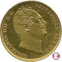 1/2 sovereign - diametro 19 1831 (London)