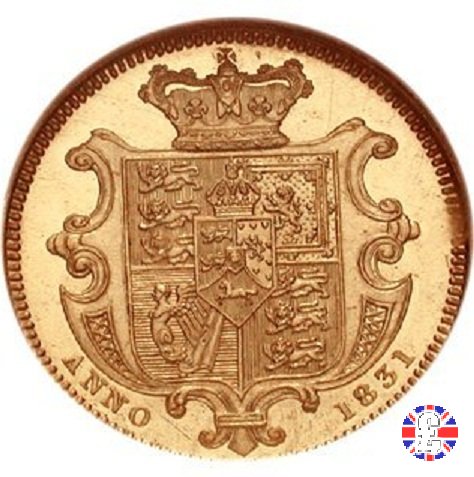 1/2 sovereign - diametro 19 1831 (London)