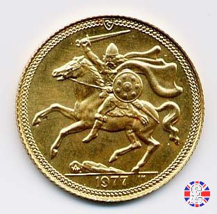1/2 sovereign - elizabeth II 1977 (Pobjoy Mint)
