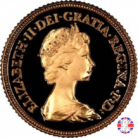 1/2 sovereign - tipo coronata giovane 1983 (Royal Mint, Llantrisant)