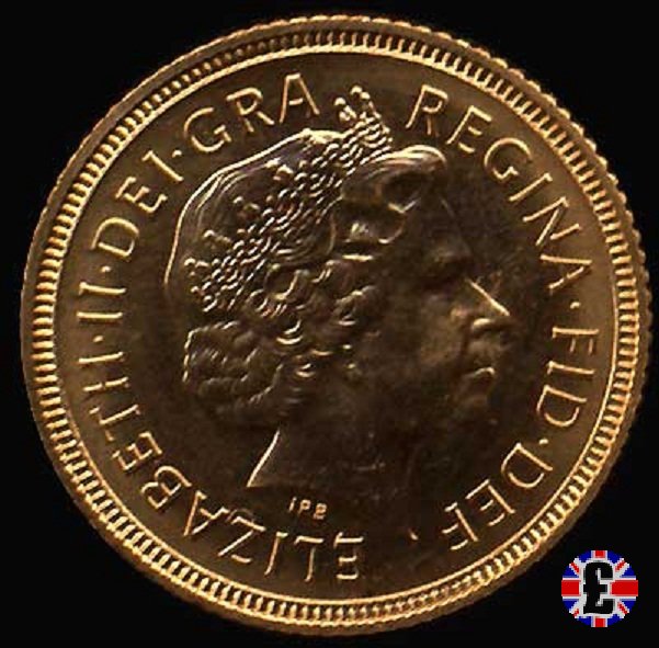 1/2 sovereign - tipo diadema anziana 2000 (Royal Mint, Llantrisant)
