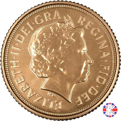 1/2 sovereign - tipo diadema anziana 2009 (Royal Mint, Llantrisant)