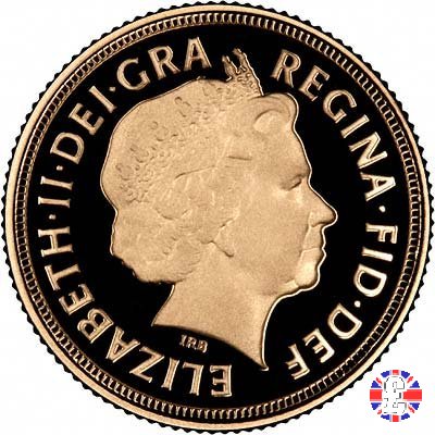 1/2 sovereign - tipo diadema anziana 2010 (Royal Mint, Llantrisant)