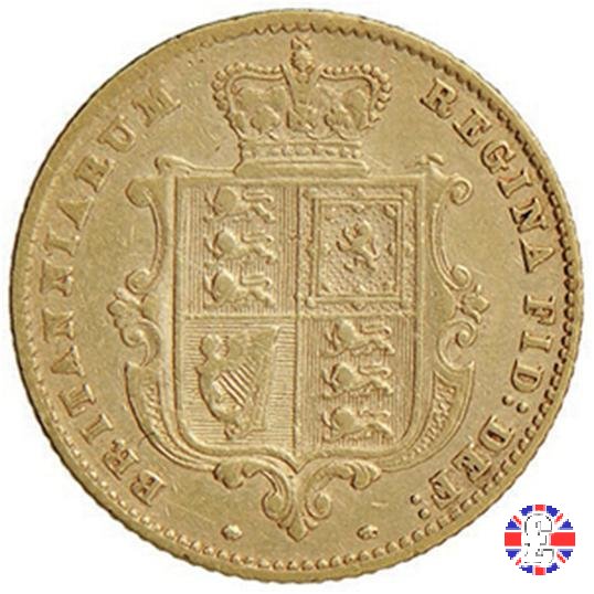 1/2 sovereign - tipo giovane 1860 (London)