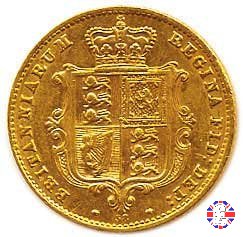 1/2 sovereign - tipo giovane 1870 (London)