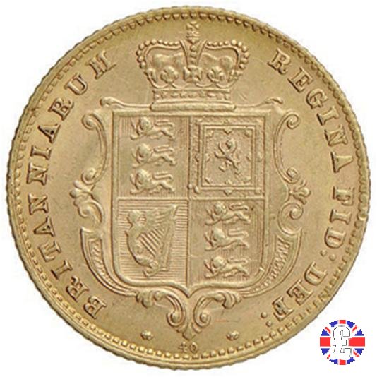 1/2 sovereign - tipo giovane 1870 (London)