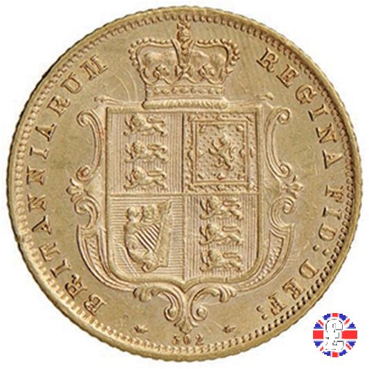 1/2 sovereign - tipo giovane 1873 (London)