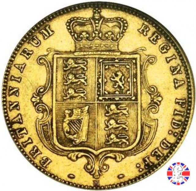 1/2 sovereign - tipo giovane 1877 (Melbourne)