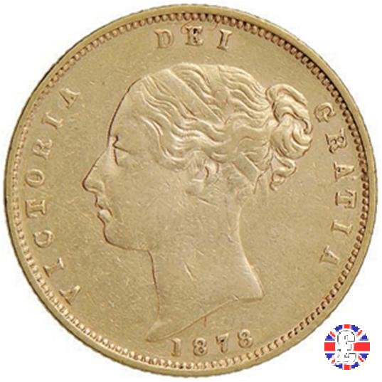 1/2 sovereign - tipo giovane 1878 (London)