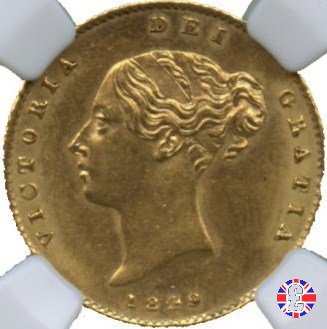 1/2 sovereign - tipo giovane 1879 (Sydney)