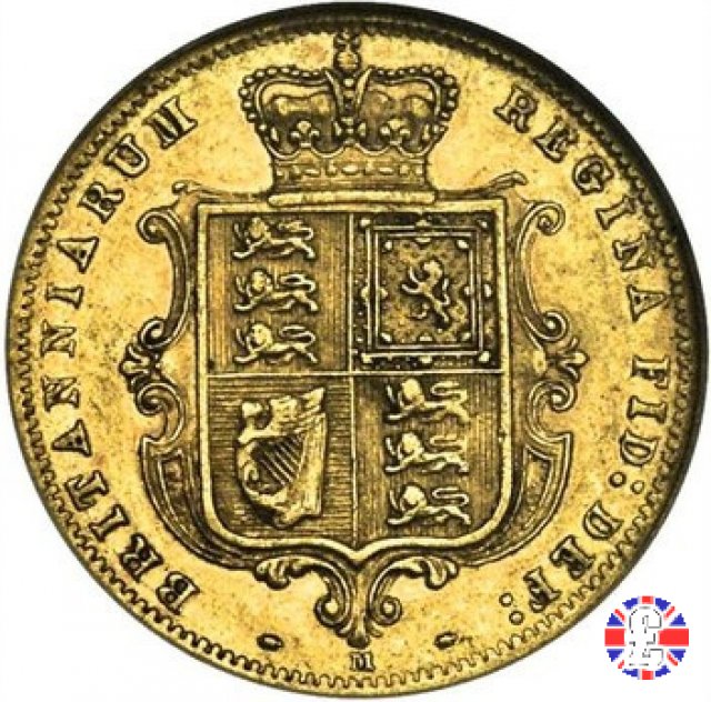 1/2 sovereign - tipo giovane 1881 (Melbourne)