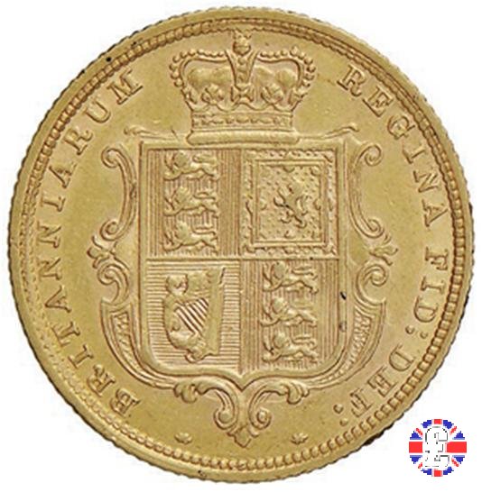 1/2 sovereign - tipo giovane 1883 (London)