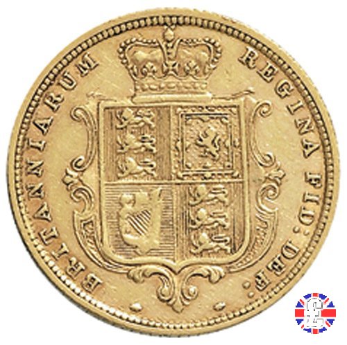 1/2 sovereign - tipo giovane 1884 (London)