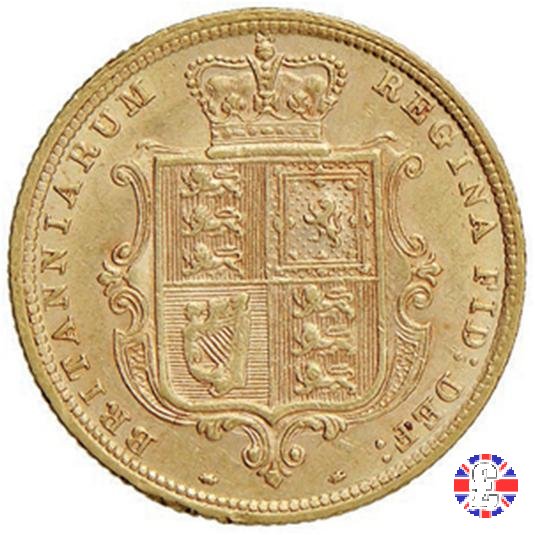 1/2 sovereign - tipo giovane 1884 (London)