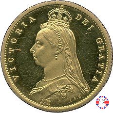 1/2 sovereign - tipo giubileo 1887 (London)