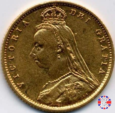 1/2 sovereign - tipo giubileo 1887 (Melbourne)