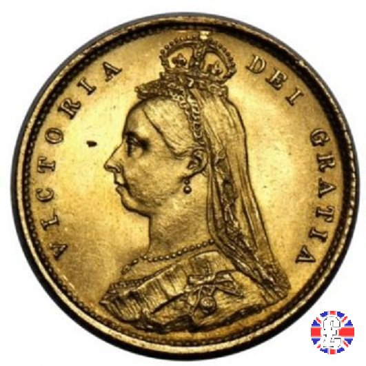 1/2 sovereign - tipo giubileo 1887 (London)