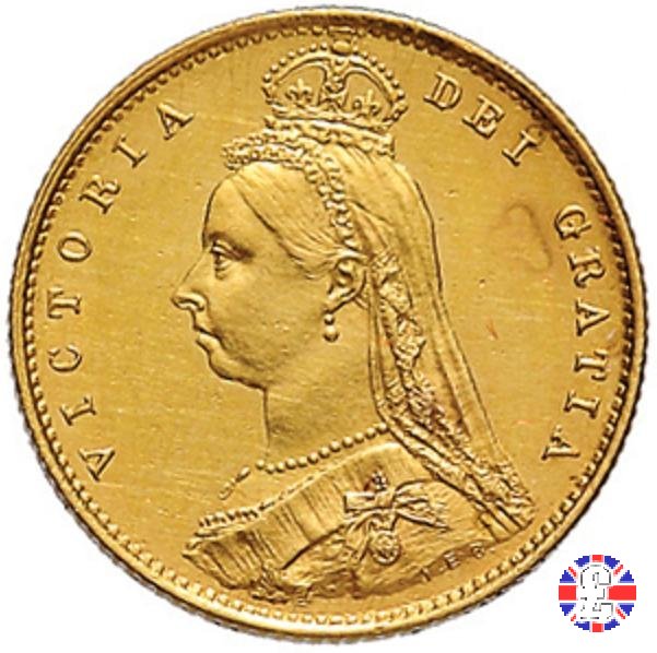 1/2 sovereign - tipo giubileo 1887 (London)