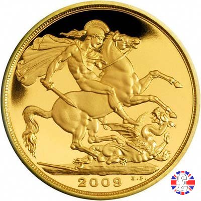 1/4 sovereign 2009 (Royal Mint, Llantrisant)