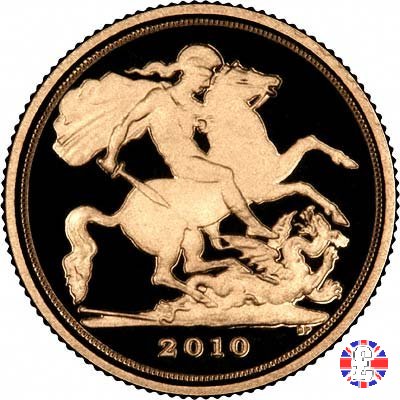 1/4 sovereign 2010 (Royal Mint, Llantrisant)