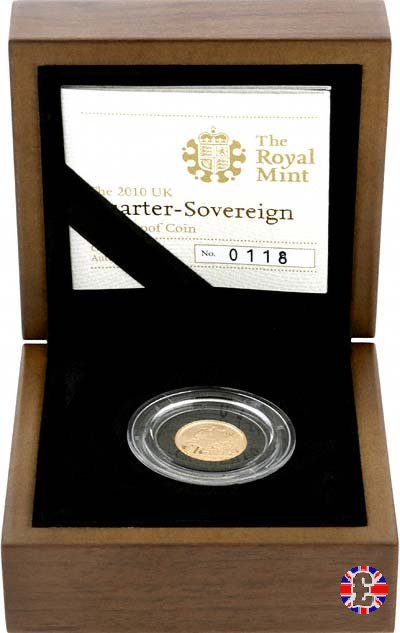 1/4 sovereign 2010 (Royal Mint, Llantrisant)